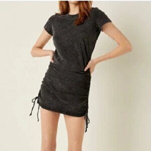 PINK BY VICTORIA’S SECRET SEXY STONE WASHED DRESS Side Cinched Tie Dress Medium